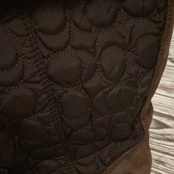 Coach authentic-brown boots- ladies size 8- Talen F2460/H07 - Picture 2 of 9